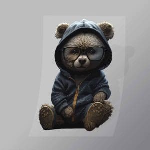 DCAB0014 Hacker Teddy Bear Direct To Film Transfer Mock Up