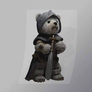 DCAB0029 Squire Teddy Bear Direct To Film Transfer Mock Up