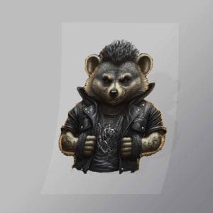 DCAB0048 Killer Teddy Bear Direct To Film Transfer Mock Up