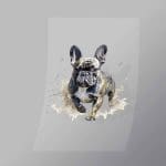 DCAD0007 Running Pug Direct To Film Transfer Mock Up