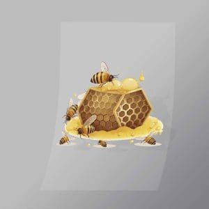 DCAH0008 Bee Hive Direct To Film Transfer Mock Up