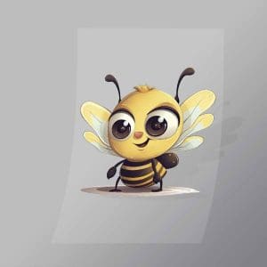 DCAH0010 Curios Bumble Bee Direct To Film Transfer Mock Up