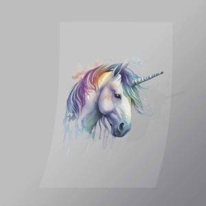 DCAU0004 Unicorn Madjestic Direct To Film Transfer Mock Up