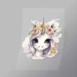 DCAU0010 Pastel Unicorn Cute Direct To Film Transfer Mock Up