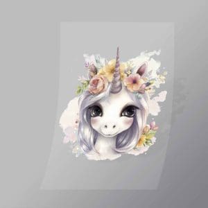 DCAU0010 Pastel Unicorn Cute Direct To Film Transfer Mock Up