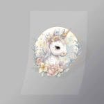 DCAU0020 Pastel Unicorn Halo Direct To Film Transfer Mock Up