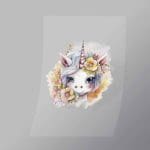 DCAU0022 Colourful Pastel Unicorn Direct To Film Transfer Mock Up