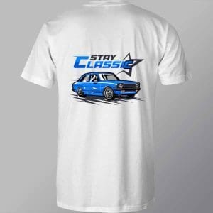 DCCD0001 Stay Classic Direct To Film Transfer White T Shirt Mock Up