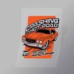DCCD0006 Crashing Hot Rod Direct To Film Transfer Mock Up