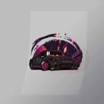 DCCD0029 Neon Drifter Direct To Film Transfer Mock Up
