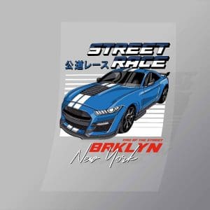 DCCD0034 Steet Race BRKLYN Direct To Film Transfer Mock Up