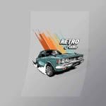 DCCD0035 Retro Ride Flair Direct To Film Transfer Mock Up