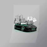 DCCD0036 Skyline Japanese Direct To Film Transfer Mock Up