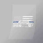 DCCD0069 American Classic White Direct To Film Transfer Mock Up