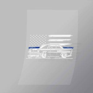 DCCD0069 American Classic White Direct To Film Transfer Mock Up