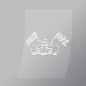 DCCD0075 Formula 1 Finish Direct To Film Transfer Mock Up