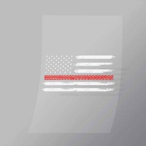 DCCD0076 American Tire Track Flag Direct To Film Transfer Mock Up