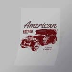 DCCD0113 American Hot Rod Direct To Film Transfer Mock Up