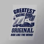 DCCD0148 Greatest Racing Road Blue Direct To Film Transfer Mock Up
