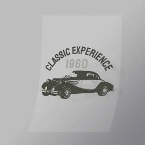 DCCD0155 Classic Experience 1960 Direct To Film Transfer Mock Up