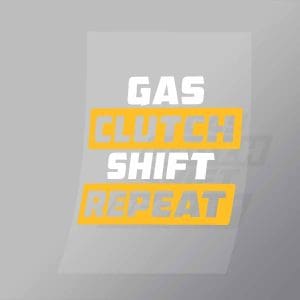 DCCD0168 Gas Clutch Shift Repeat Direct To Film Transfer Mock Up