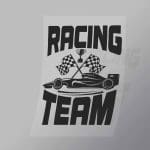 DCCD0229 Racing Team Black Direct To Film Transfer Mock Up
