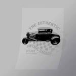 DCCD0232 The Authentic Vintage Garage Direct To Film Transfer Mock Up