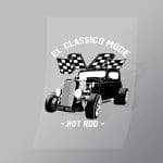 DCCD0233 El Classico Mode Hot Rod Direct To Film Transfer Mock Up