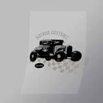 DCCD0245 Hotrod Customs Est 1969 Direct To Film Transfer Mock Up