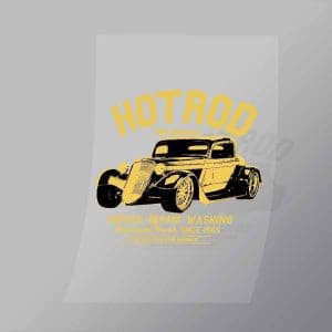 DCCD0250 Hotrod Old School Direct To Film Transfer Mock Up