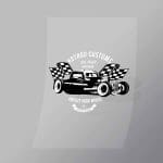 DCCD0251 Hotrod Customs Est 1969 Direct To Film Transfer Mock Up