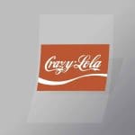 DCCF0017 Crazy Lola Brand Spoof Direct To Film Transfer Mock Up