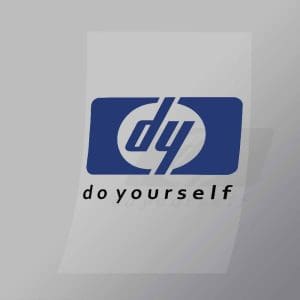 DCCF0021 Do Yourself Brand Spoof Direct To Film Transfer Mock Up