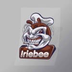DCCF0037 Iriebee Brand Spoof Direct To Film Transfer Mock Up