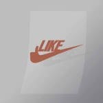 DCCF0050 Like Brand Spoof Direct To Film Transfer Mock Up