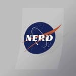 DCCF0060 Nerd Brand Spoof Direct To Film Transfer Mock Up