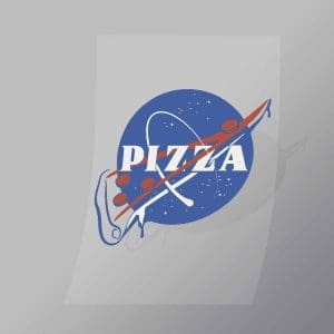 DCCF0068 Pizza Brand Spoof Direct To Film Transfer Mock Up