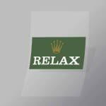DCCF0072 Relax Brand Spoof Direct To Film Transfer Mock Up