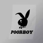 DCCF0101 Poorboy Brand Spoof Direct To Film Transfer Mock Up