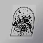 DCGD0013 Bird Illustration Direct To Film Transfer Mock Up
