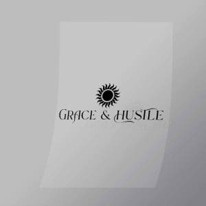 DCGD0022 Grace And Hustle Direct To Film Transfer Mock Up