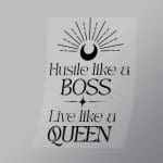 DCGD0026 Hustle Like A Boss Direct To Film Transfer Mock Up