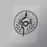 DCGD0040 Snake Circle Direct To Film Transfer Mock Up