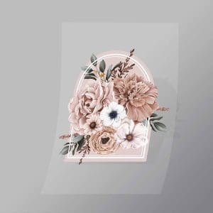 DCGF0002 Boho Floral Bouquet 1 Direct To Film Transfer Mock Up