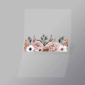 DCGF0011 Floral Border Direct To Film Transfer Mock Up