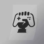DCGG0003 Controller Gamer Direct To Film Transfer Mock Up