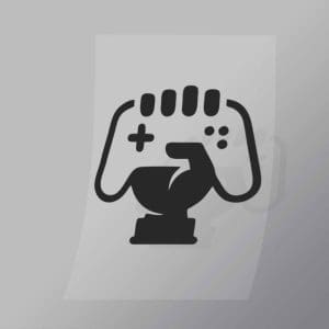 DCGG0003 Controller Gamer Direct To Film Transfer Mock Up