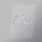 DCGG0017 Neon Gaming Controller Direct To Film Transfer Mock Up