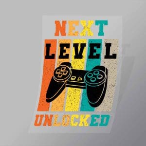 DCGG0018 Next Level Unlocked Direct To Film Transfer Mock Up