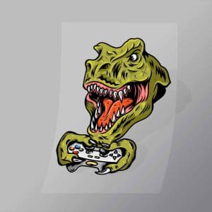 DCGG0039 Gaming Rex Direct To Film Transfer Mock Up
